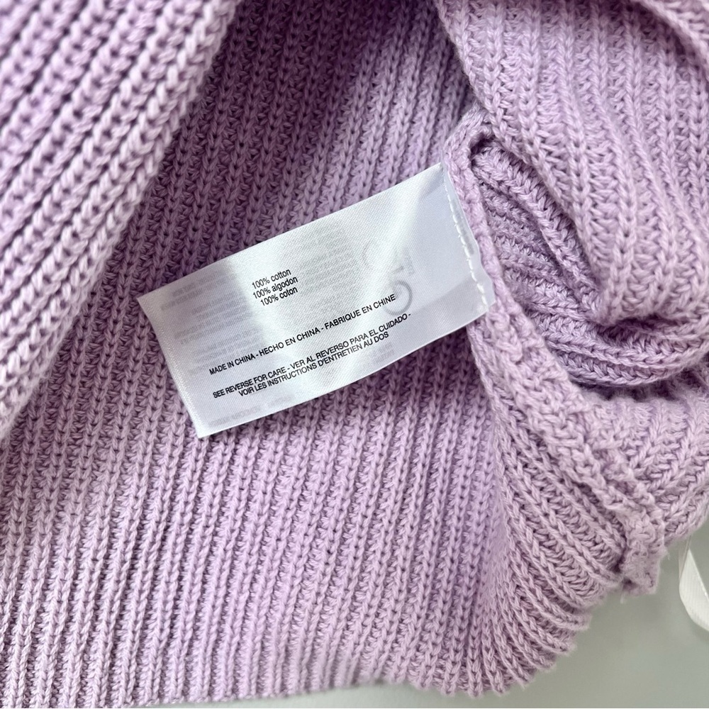 Robert Rodriguez Joyce Twist Front Knit Sweater Tank | Lavendar Frost | XS - Picture 6 of 9